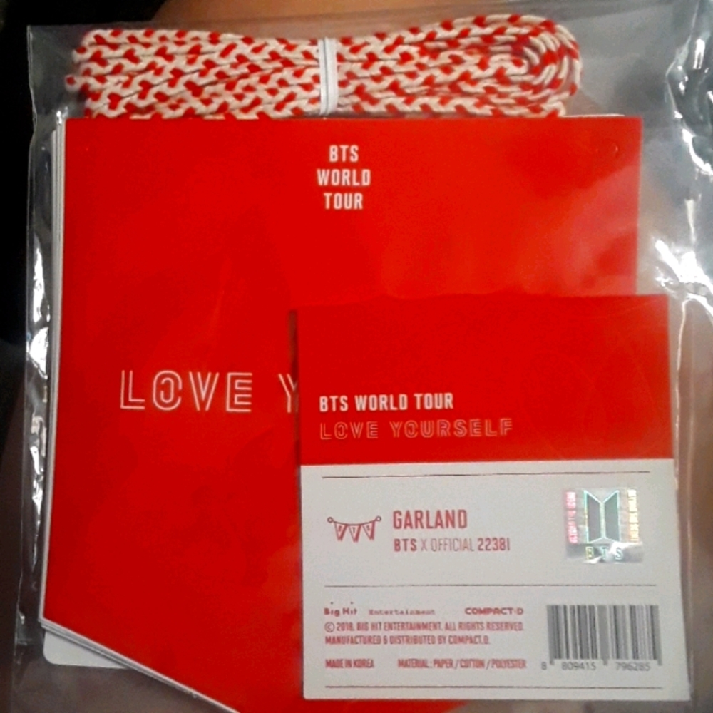 Bts official Garland from the world tour